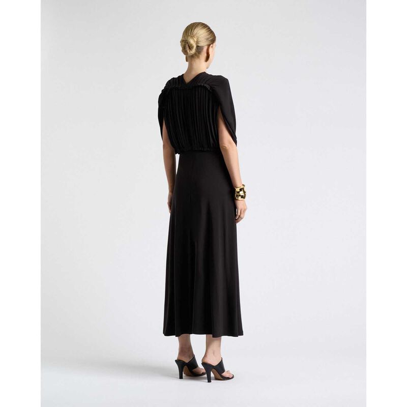 Cue Jersey Pleated Ruched Midi Dress image number 5
